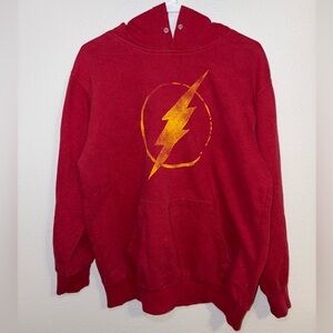 The Flash Six flags red hoodie